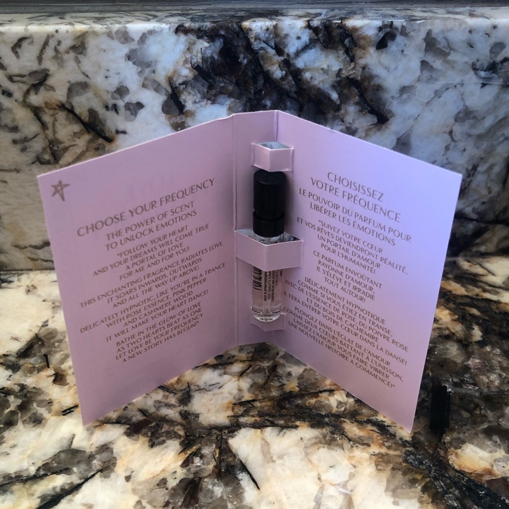 Love Frequency Charlotte Tilbury 1.5ml Sample Vial Spray Card